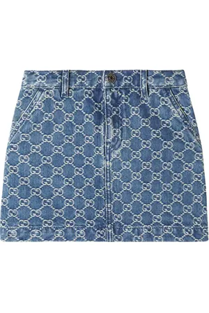 Gucci Jupe GG en jean