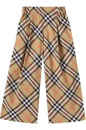 Burberry Pantalon ample Burberry Check en coton