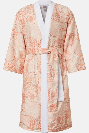 Etro Peignoir en coton à motif cachemire