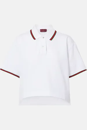 Gucci Polo raccourci Web Stripe