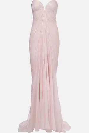MARIA LUCIA HOHAN Robe longue Meilien en soie mélangée