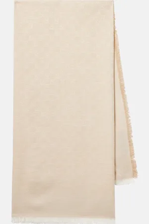 Gucci Écharpe GG en coton, laine et soie