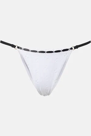 SAME Culotte de bikini à broderies anglaises
