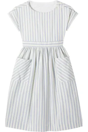 BONPOINT Robe Edelweiss rayée en coton