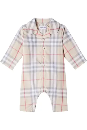 Burberry Bébé – Grenouillère Burberry Check en coton