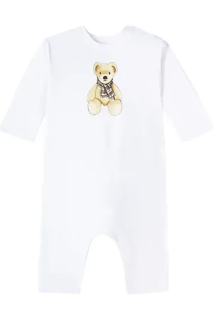 Burberry Bébé – Grenouillère en coton imprimé