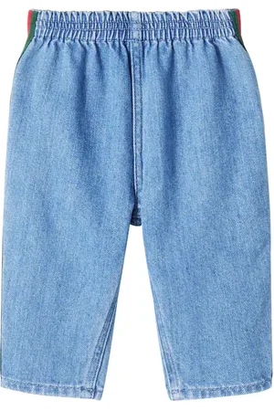 Gucci Bébé – Pantalon Web Stripe en jean