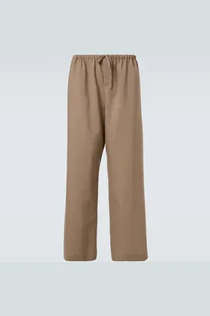 The Row Pantalon ample Donatello en laine