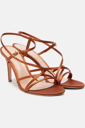 Gianvito Rossi Sandales Strappy 85 en satin