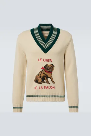 VALENTINO Pull en jacquard de laine