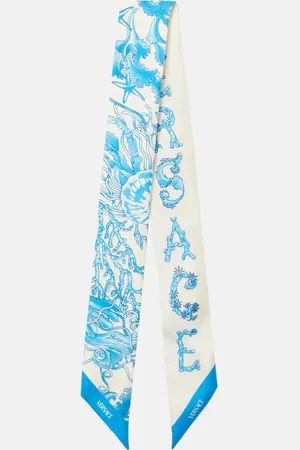 VERSACE Foulard Underwater Barocco en soie