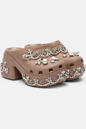 Simone Rocha X Crocs – Mules Siren à plateforme et ornements
