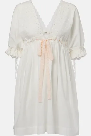 Chloé Chloé Robe à broderies anglaises