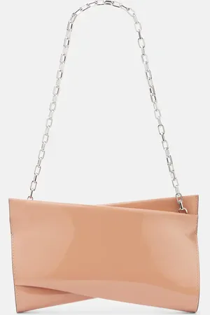 Christian Louboutin Pochette Loubitwist Small en cuir verni