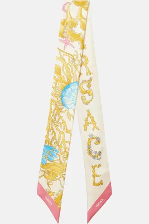 VERSACE Foulard Underwater Barocco en soie