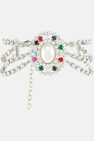 Alessandra Rich Choker à ornements