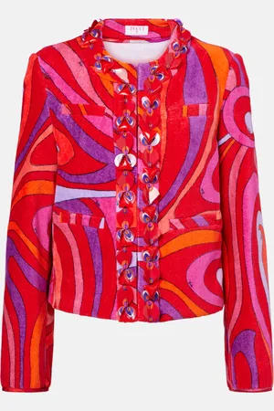 Puccini Veste Marmo en coton éponge à ornements