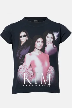 Balenciaga T-shirt imprimé en coton mélangé