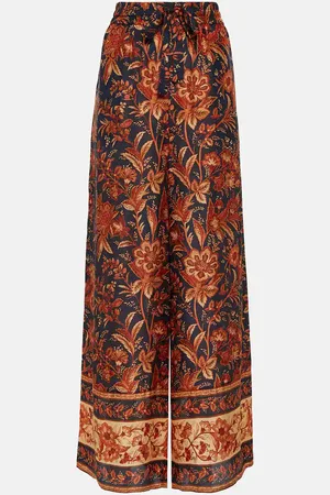 ZIMMERMANN Pantalon ample Junie en soie