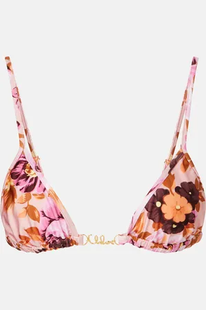 Chloé Chloé Haut de bikini à logo à fleurs