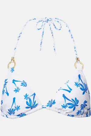 Heidi Klein Haut de bikini Palm Beach imprimé