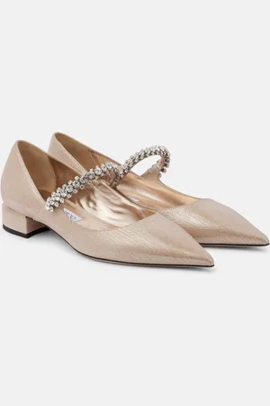 Jimmy Choo Ballerines Bing en cuir à ornements