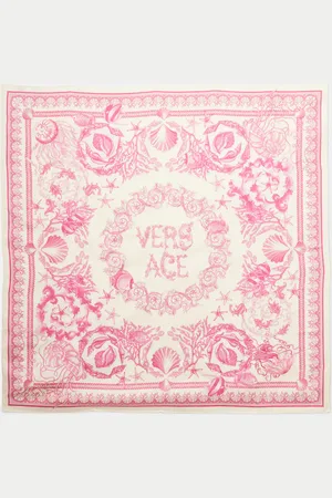 VERSACE Foulard Underwater Barocco en satin de soie
