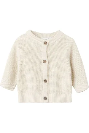 NAME IT En Maille Gaufrée Cardigan En Maille
