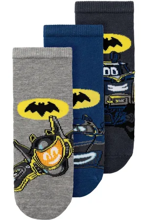 NAME IT Lot De 3 Pièces À Motif Batman Chaussettes