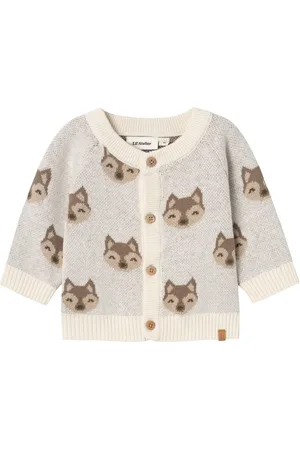 NAME IT En Coton Biologique Cardigan En Maille
