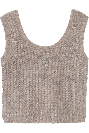 NAME IT Orné De Sequins Gilet Tricoté