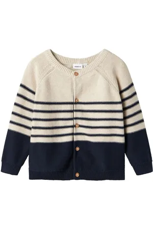 NAME IT En Coton Biologique Cardigan En Maille