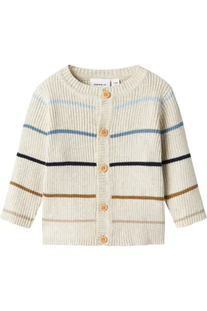 NAME IT En Coton Biologique Cardigan En Maille