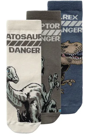 NAME IT Jurassic Park - Lot De 3 Chaussettes