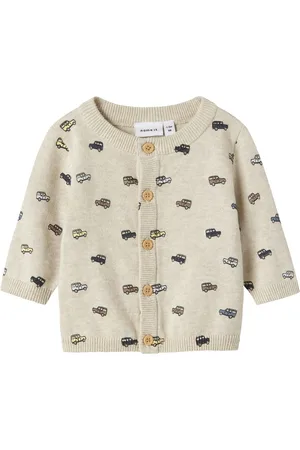 NAME IT En Coton Biologique Cardigan En Maille