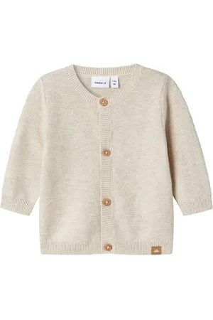 NAME IT En Coton Biologique Cardigan En Maille