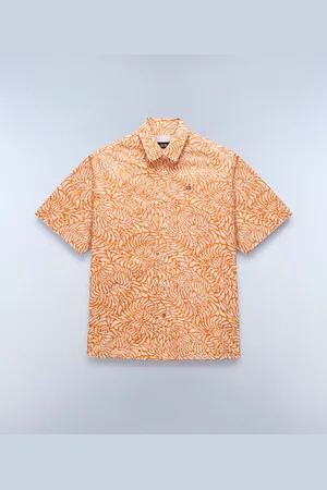 Napapijri Homme Chemise À Manches Courtes Ronge