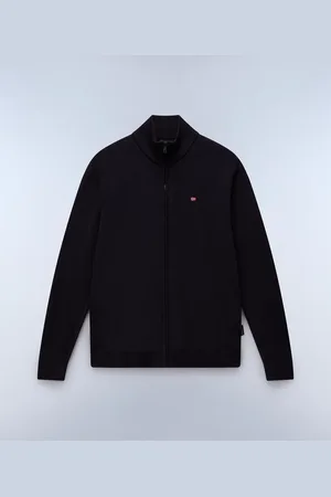 Napapijri Homme Pull Zippé En Maille Decatur
