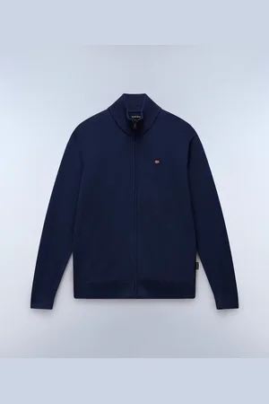 Napapijri Homme Pull Zippé En Maille Decatur