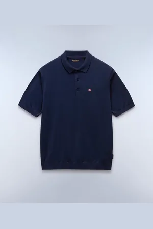 Napapijri Homme Polo En Maille À Manches Courtes Nelli