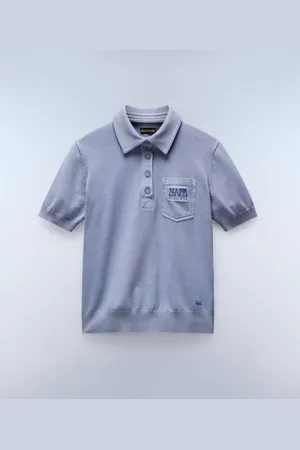 Napapijri Femme Polo En Maille Cassis