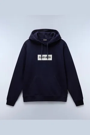 Napapijri Homme Sweat À Capuche Box Logo French Terry