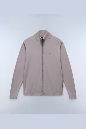 Napapijri Homme Pull Zippé En Maille Decatur