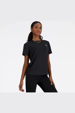 New Balance Femme Athletics T-Shirt en , Poly Knit, Taille 2XL
