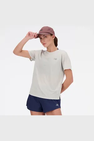 New Balance Femme Athletics T-Shirt en , Poly Knit, Taille 2XL