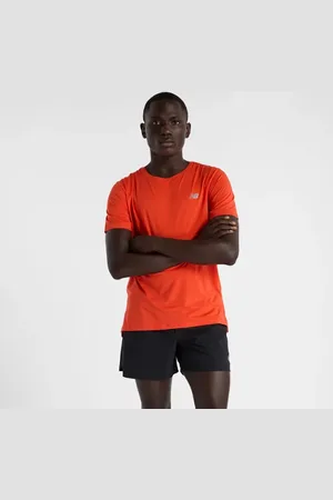 New Balance Homme Race Day T-Shirt en , Poly Knit, Taille L