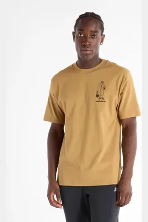 New Balance Homme Athletics Relaxed Grandma T-Shirt en , Coton, Taille L
