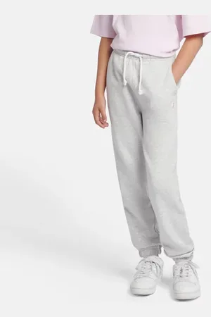 New Balance Filles Brush Back Small Logo Jogger en , Coton Fleece, Taille 10-11 ans