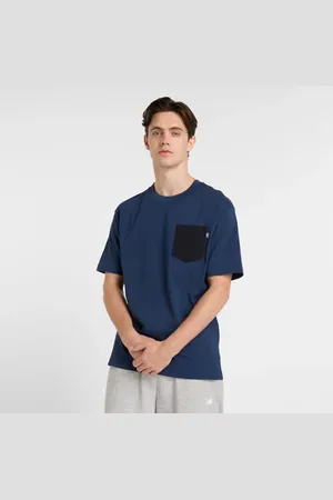 New Balance Homme Athletics Cotton Pocket T-Shirt en , Coton, Taille 2XL