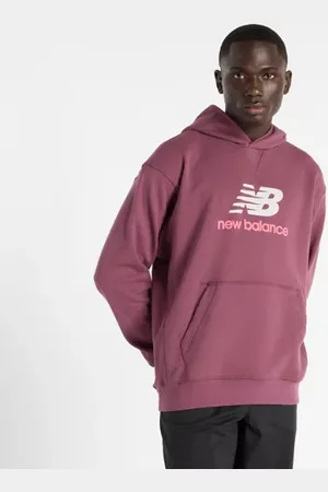 New Balance Homme Athletics French Terry Logo Hoodie en , Coton, Taille 2XL